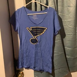 At. Louis blues v neck shirt